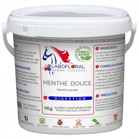 Menthe douce labofloral pour les chevaux.